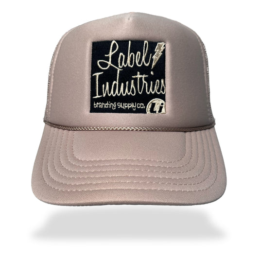 Label Industries Tan Trucker Hat