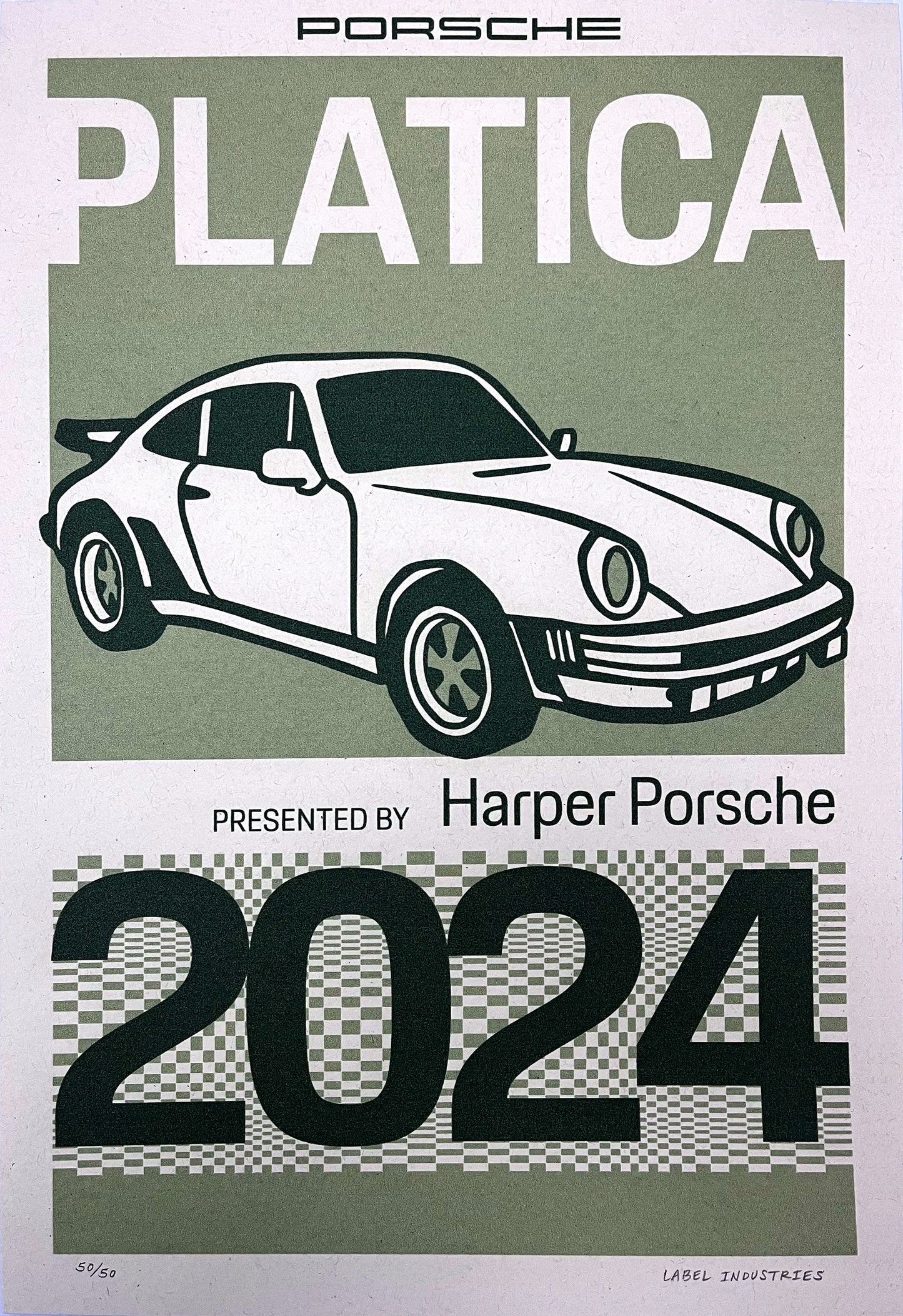 Porsche Platica Poster