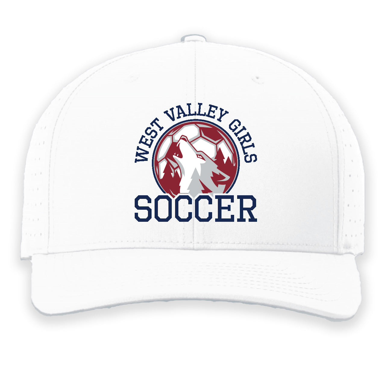 WVMS Soccer Richardson 632 Hat White Logo 2